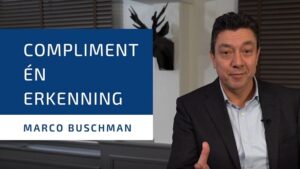 Marco Buschman over complimenten en erkenning